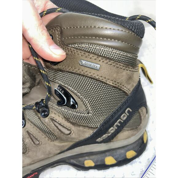 Salomon Quest 4D 2 GTX Gore-Tex Ortholite Gray Hiking Boots Mens Size 7.5 - Picture 13 of 13